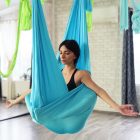 Aerial Hammock, fogantyú nélküli, légi jóga függőágy, Salta - Türkizkék