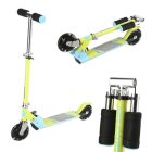Unisex gyermek Roller Világító Led kerekekkel, kék-sárga, HL-776, NILS