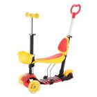 Háromkerekű gyermek roller világító LED kerekekkel, HLB07, Nils