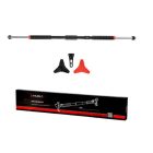 Ajtókeretes húzódzkodó rúd vízmértékkel, DD401,  98-130 cm, HMS