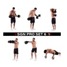 SGN130 Pro set 6in1 Multifunkciós súlyzókészlet 30 kg, HMS