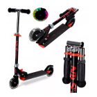 Gyermek roller, HD120L fekete-piros, Nils