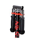 Gyermek roller, HD120L fekete-piros, Nils