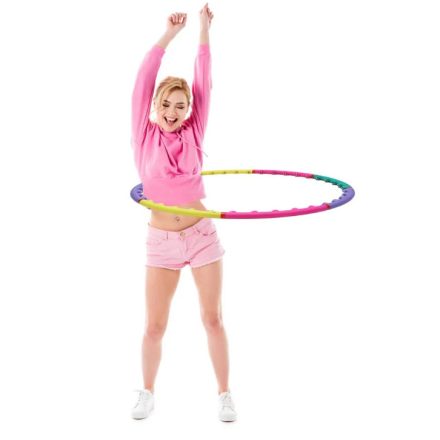 Karcsúsító hulahopp karika mágneses masszázspontokkal – 98 cm, Timeless Tools