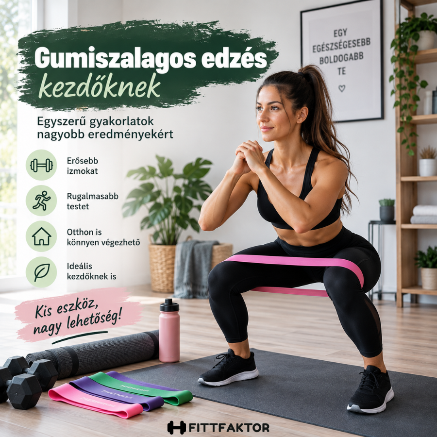 Gumiszalagos edzés kezdőknek – gyakorlatok és tippek az otthoni edzéshez