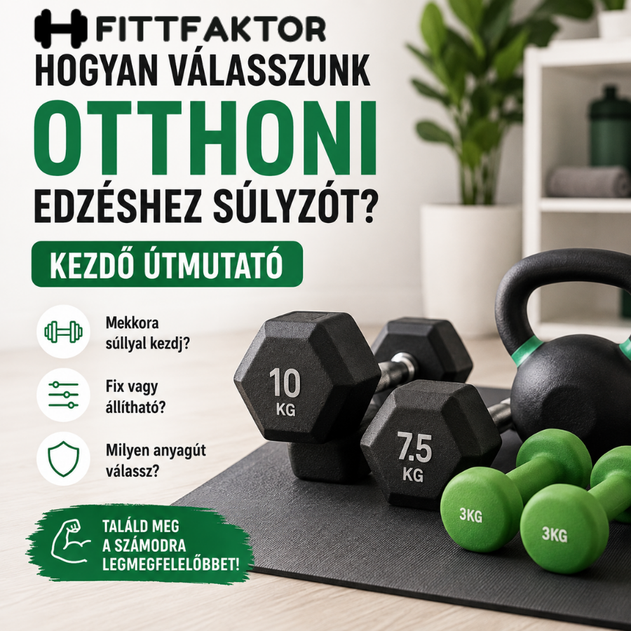 Hogyan válasszunk otthoni edzéshez súlyzót? – Kezdő útmutató